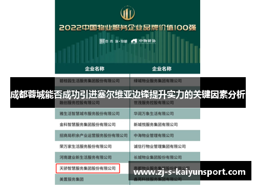 成都蓉城能否成功引进塞尔维亚边锋提升实力的关键因素分析 成都蓉城能否成功引进塞尔维亚边锋提升实力的关键因素分析
